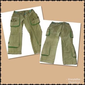 {ZOË SPECIALS} light olive green Cargo Pants sz M